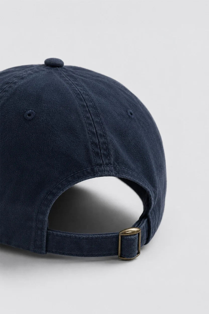 Cierre ajustable trasero de la gorra azul marino VERITAS